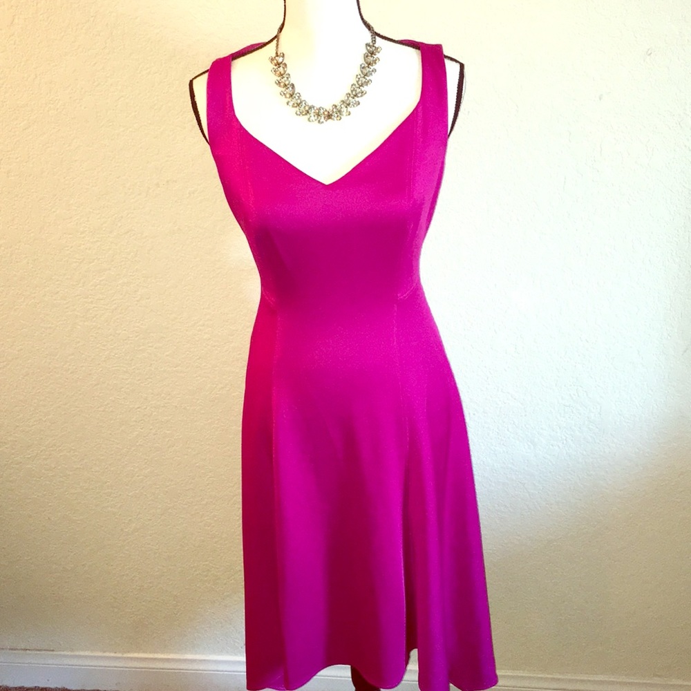 New DKNY Fushia dress